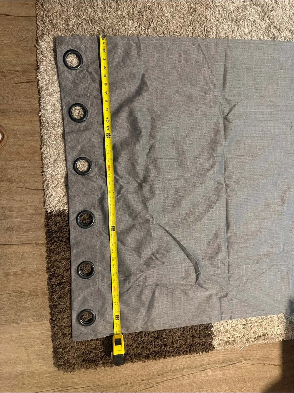 2x Gray Panels of Eclipse Blackout Curtains, Like New, Heavy good material!